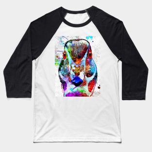 Wood Duck Grunge Baseball T-Shirt